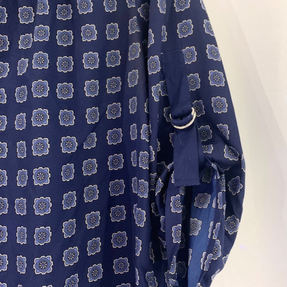 Michael Kors Navy Blouse - Picture 3 of 8